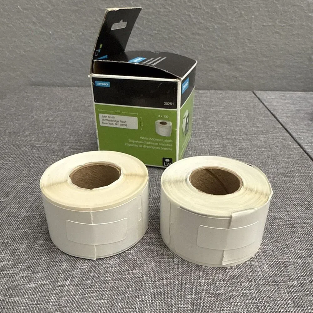 DYMO 30251 WHITE ADDRESS LABELS 1 1/8